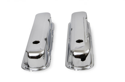 Chrome Tall-Style Valve Covers Fits 1964-1991 Chrysler 273-360 LA Small Block Mr Gasket-1
