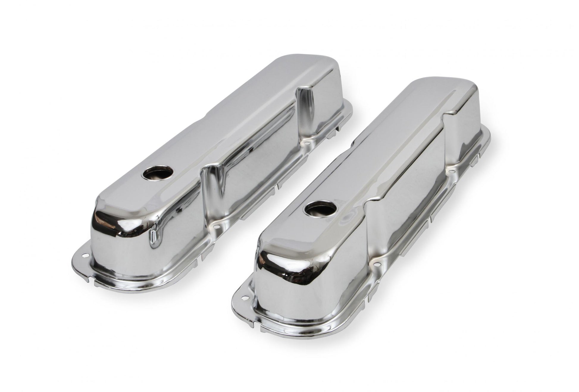 Chrome Tall-Style Valve Covers Fits 1964-1991 Chrysler 273-360 LA Small Block Mr Gasket-2