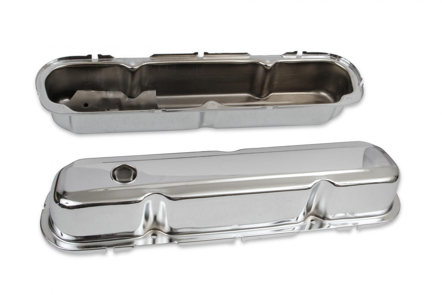 Chrome Tall-Style Valve Covers Fits 1964-1991 Chrysler 273-360 LA Small Block Mr Gasket-3