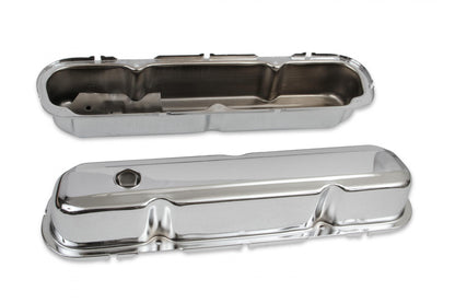 Chrome Tall-Style Valve Covers Fits 1964-1991 Chrysler 273-360 LA Small Block Mr Gasket-3