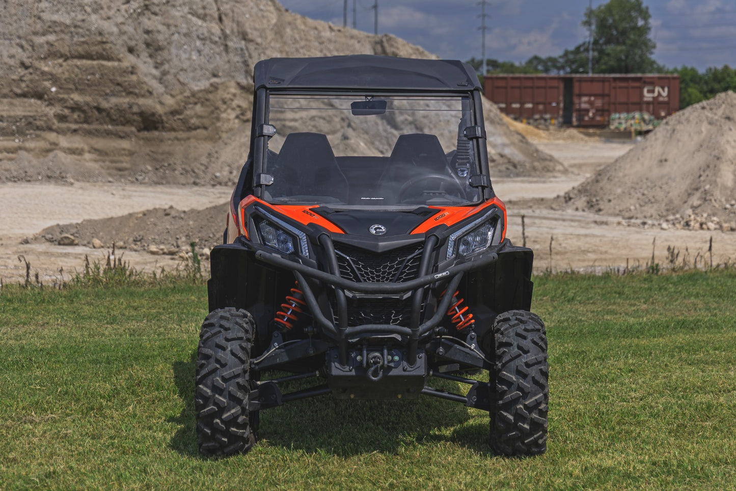 Full Windshield Scratch Resistant Can-Am Maverick Sport 1000R Rough Country-4