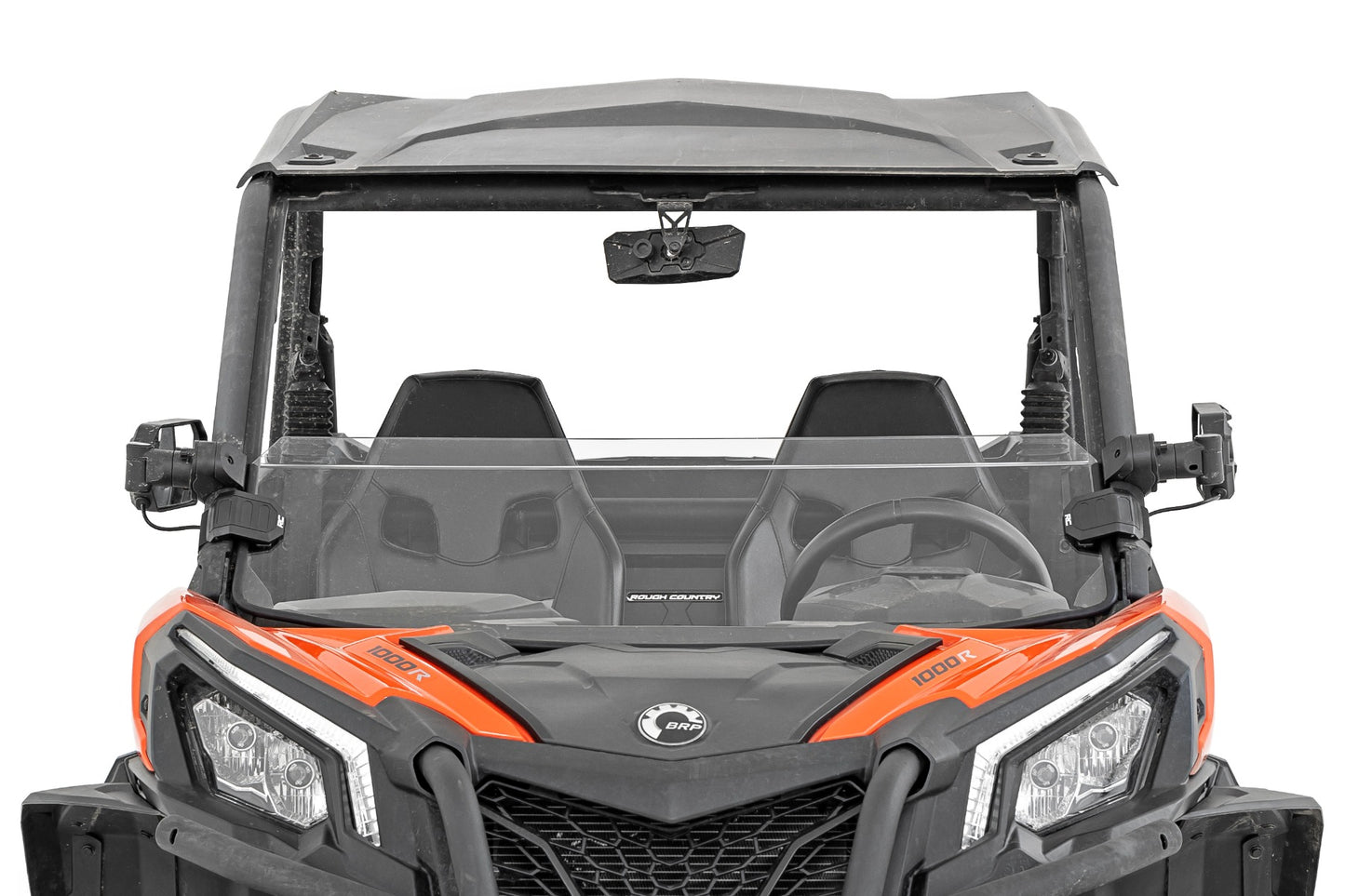 Rough Country Half Windshield Scratch Resistant Can-Am Maverick Sport Rough Country