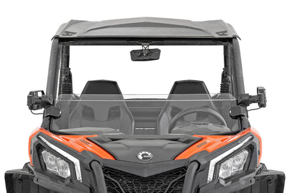 Half Windshield Scratch Resistant Can-Am Maverick Sport Rough Country-3