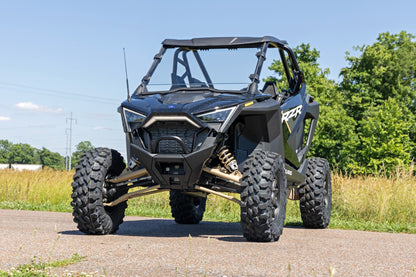 Full Windshield Scratch Resistant Polaris RZR Turbo R Rough Country-4