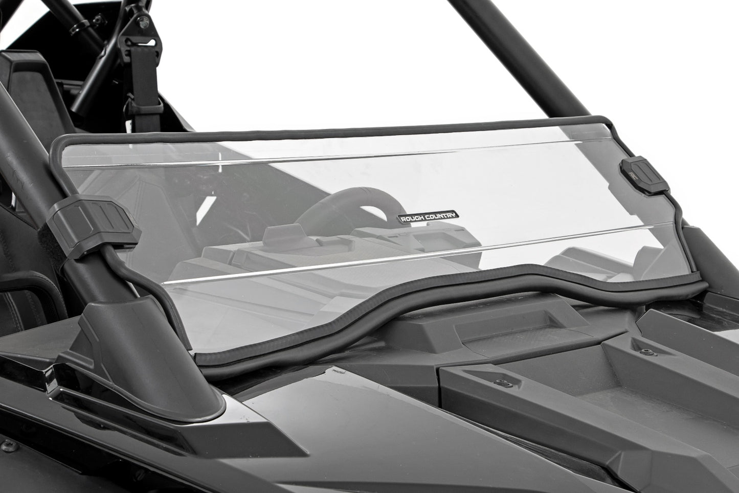 Rough Country Polaris Scratch Resistant Half Windshield 20-21 Polaris RZR PRO XP Rough Country