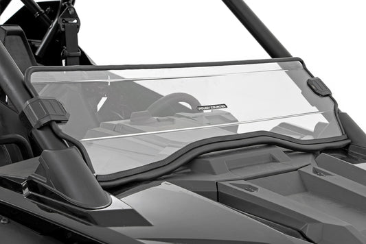 Rough Country Polaris Scratch Resistant Half Windshield 20-21 Polaris RZR PRO XP Rough Country