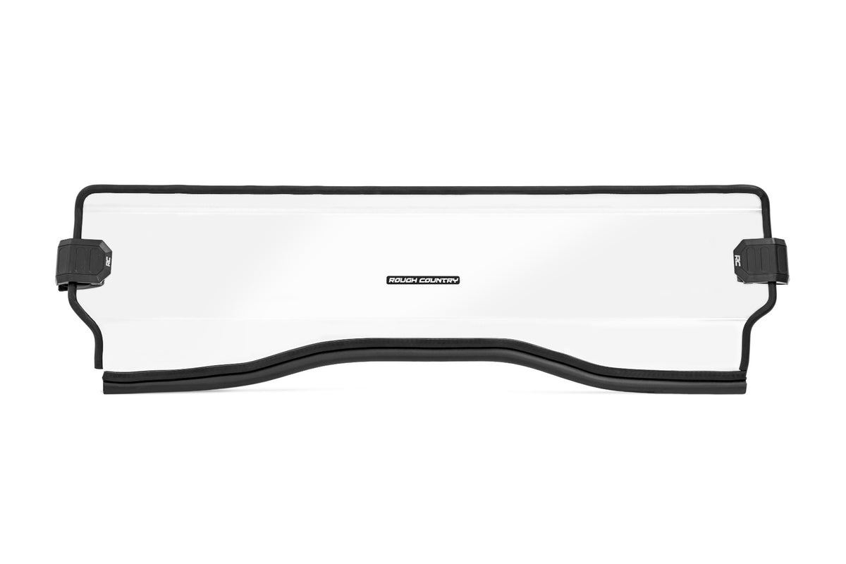 Polaris Scratch Resistant Half Windshield 20-21 Polaris RZR PRO XP Rough Country-3