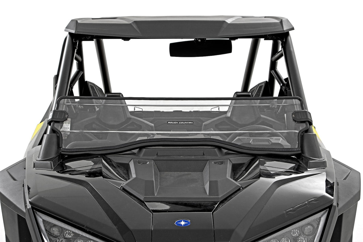 Polaris Scratch Resistant Half Windshield 20-21 Polaris RZR PRO XP Rough Country-4