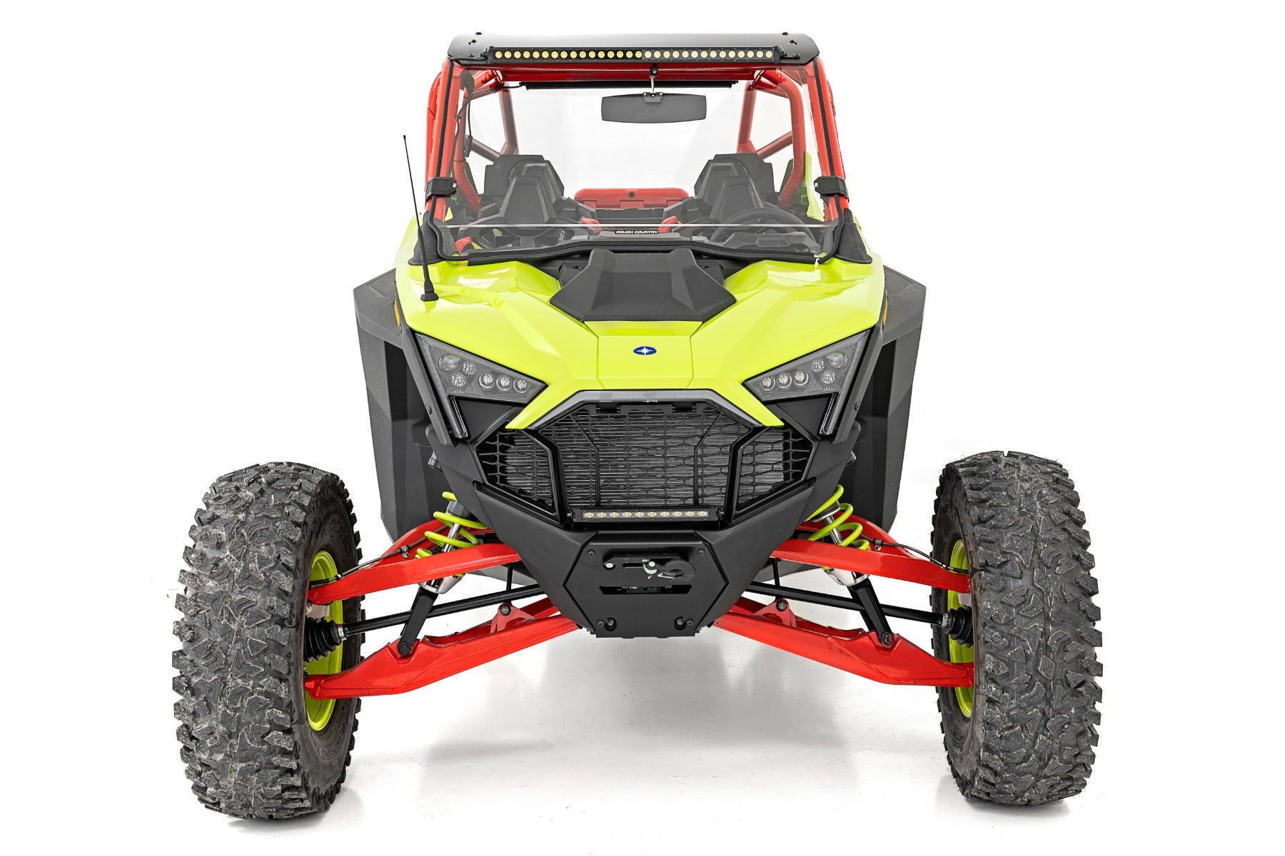 Full Windshield Scratch Resistant Bolt On Roof Polaris RZR Pro R/RZR Pro R 4 (2022) Rough Country-4
