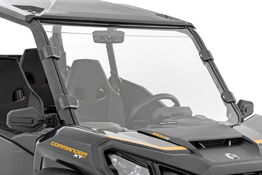 Rough Country Full Windshield Scratch Resistant Can-Am Commander XT (21-22) Rough Country