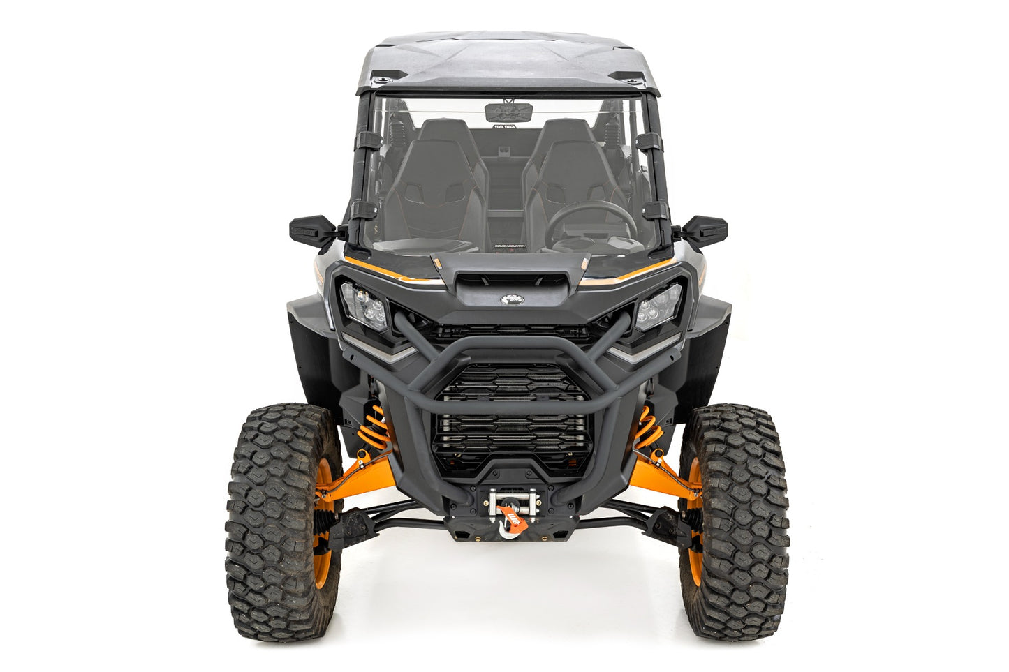 Full Windshield Scratch Resistant Can-Am Commander XT (21-22) Rough Country-3