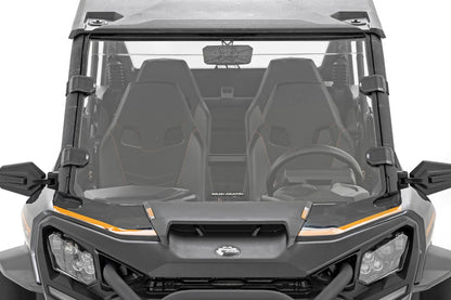 Full Windshield Scratch Resistant Can-Am Commander 1000R Rough Country-2