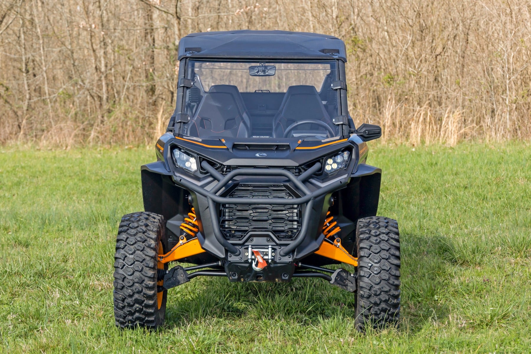 Full Windshield Scratch Resistant Can-Am Commander 1000R Rough Country-5
