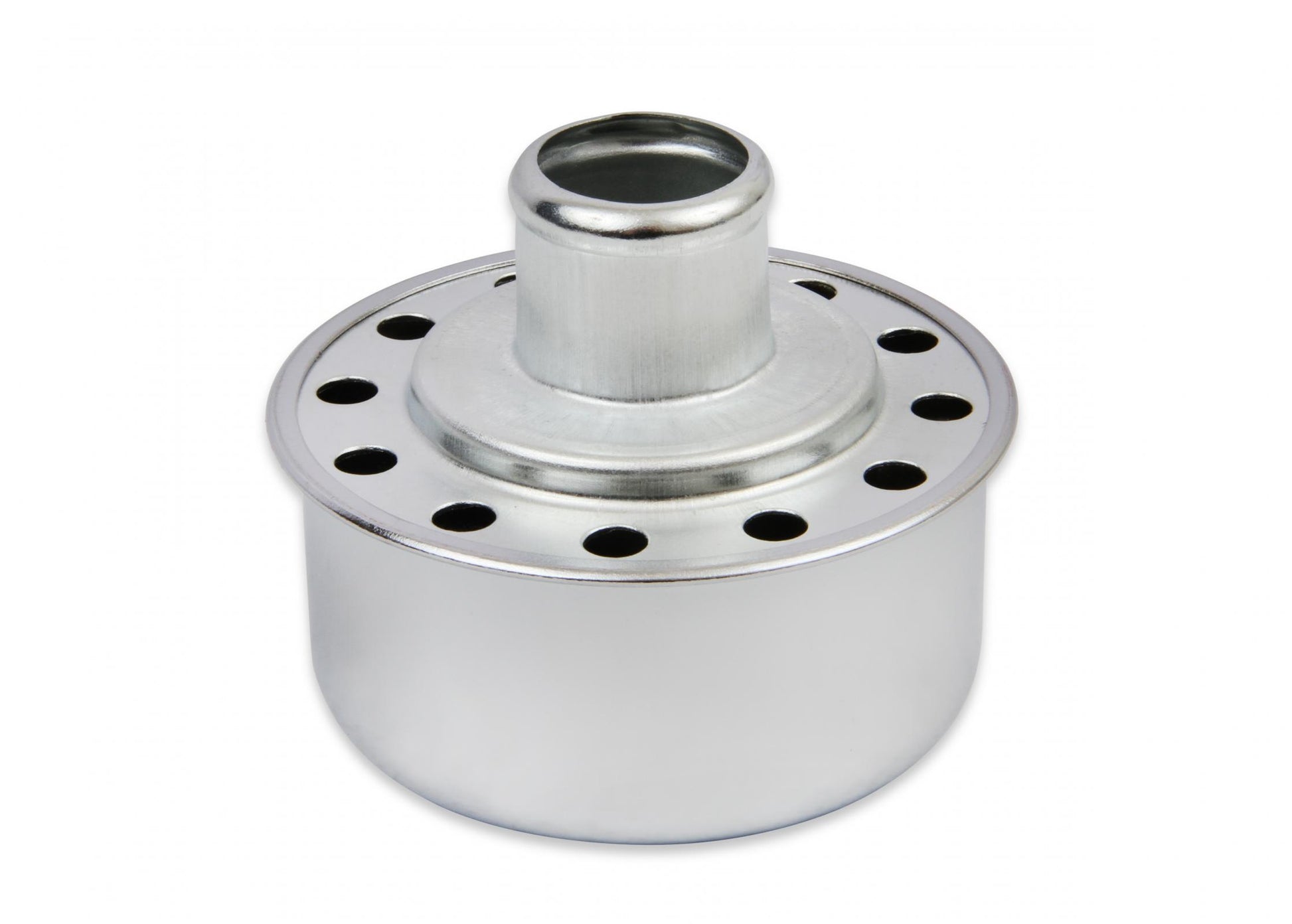 Valve Cover Breather Push-On, Chrome, Big Block Chevy 1965-67 2-1/2 Inch diameter x 2-1/8 Inch tall. Replaces OEM GM breather 6421868 on late 1965-1967 GM Big Block Mr Gasket-3