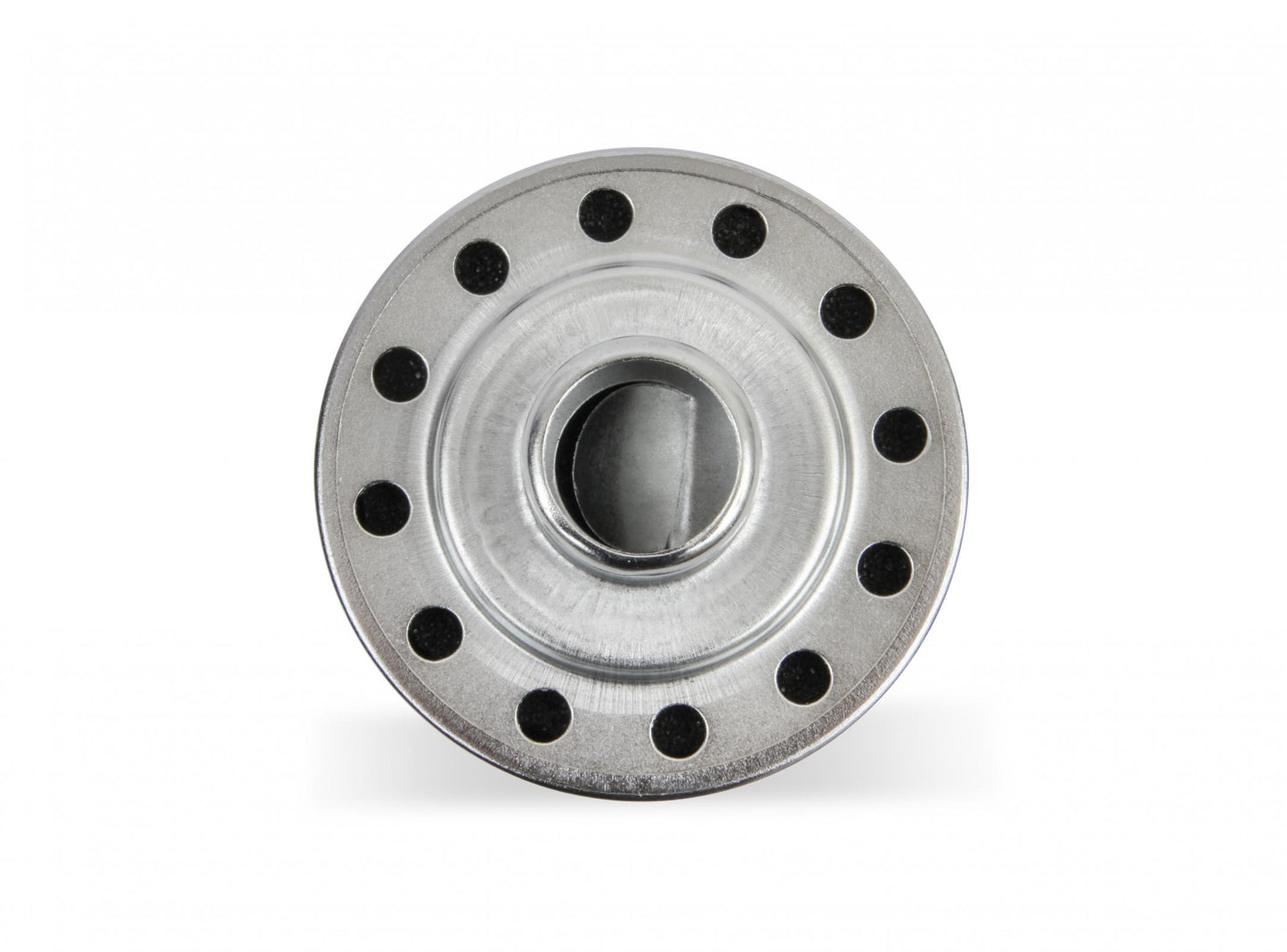 Valve Cover Breather Push-On, Chrome, Big Block Chevy 1965-67 2-1/2 Inch diameter x 2-1/8 Inch tall. Replaces OEM GM breather 6421868 on late 1965-1967 GM Big Block Mr Gasket-5