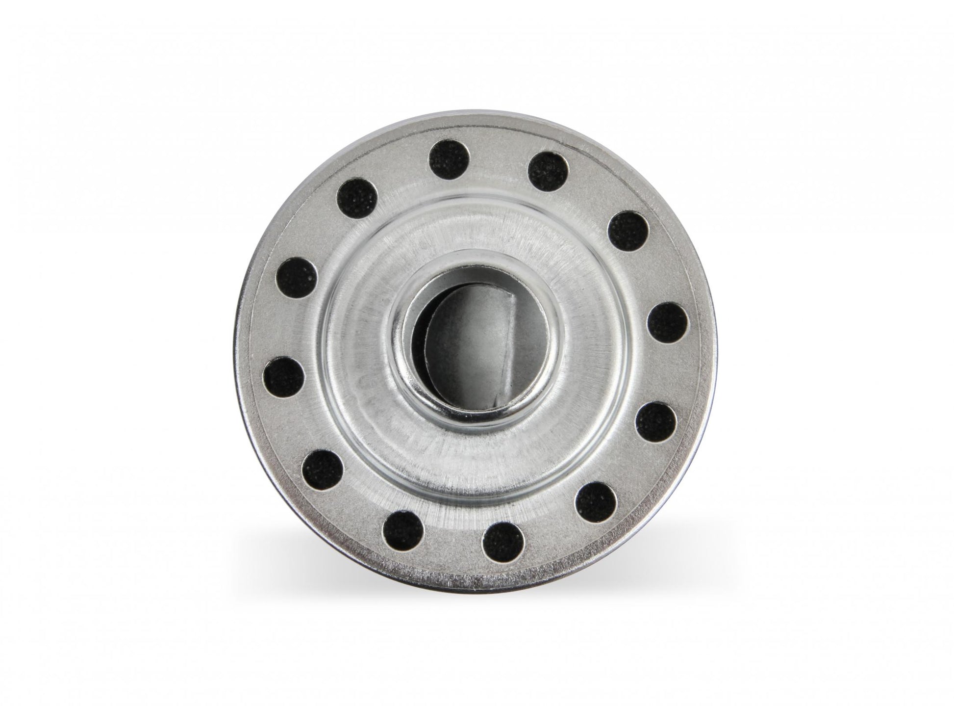 Valve Cover Breather Push-On, Chrome, Big Block Chevy 1965-67 2-1/2 Inch diameter x 2-1/8 Inch tall. Replaces OEM GM breather 6421868 on late 1965-1967 GM Big Block Mr Gasket-5
