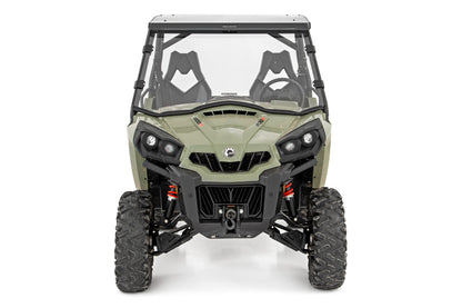 Full Windshield Scratch Resistant 11-20 Can-Am Commander 4WD Rough Country-4