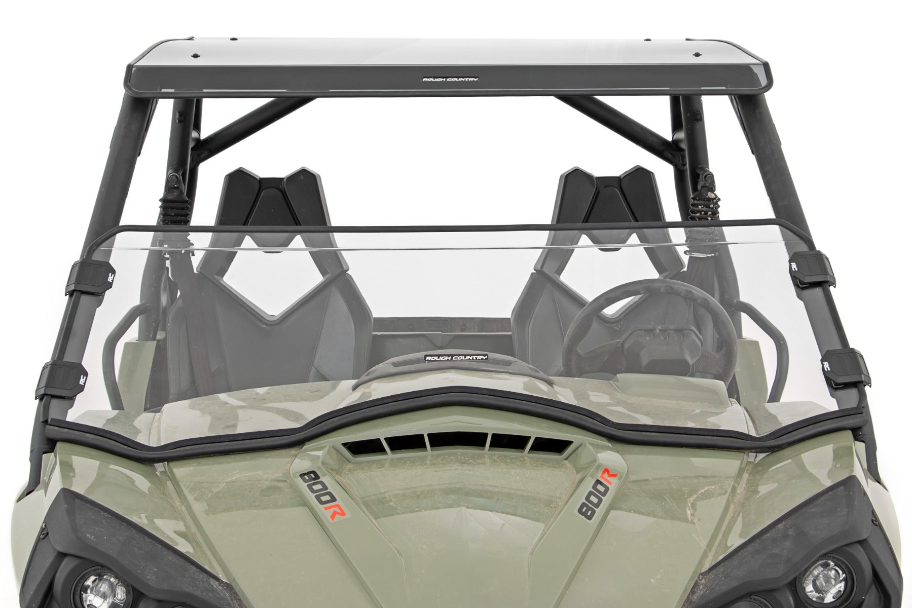 Half Windshield Scratch Resistant 11-20 Can-Am Commander 1000/Commander 1000 DPS Rough Country-3
