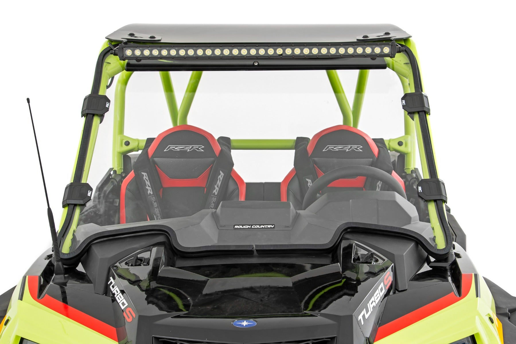 Full Windshield Scratch Resistant 19-21 Polaris RZR Turbo S Rough Country-3