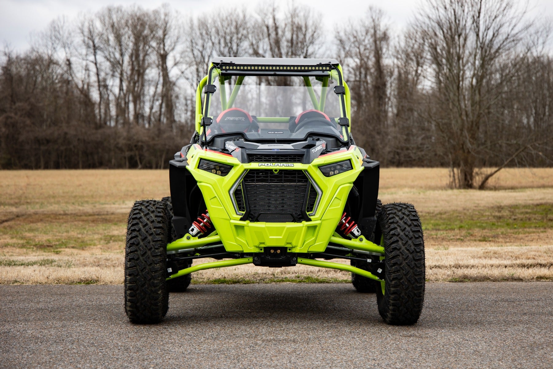 Full Windshield Scratch Resistant 19-21 Polaris RZR Turbo S Rough Country-4