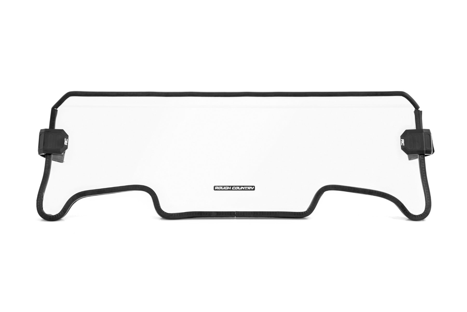 Half Windshield Scratch Resistant 19-21 Polaris RZR Turbo S Rough Country-2