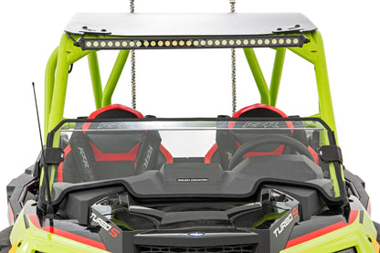 Half Windshield Scratch Resistant 19-21 Polaris RZR Turbo S Rough Country-3