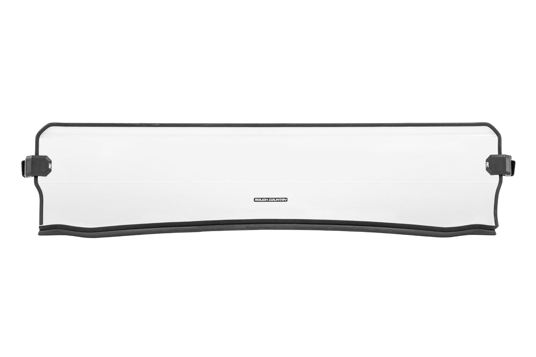 Rough Country Half Windshield Scratch Resistant 15-22 Kawasaki Mule Pro-FX Rough Country