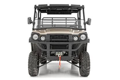 Half Windshield Scratch Resistant 15-22 Kawasaki Mule Pro-FX Rough Country-4