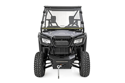 Full Windshield Scratch Resistant Honda Pioneer 520 Rough Country-1