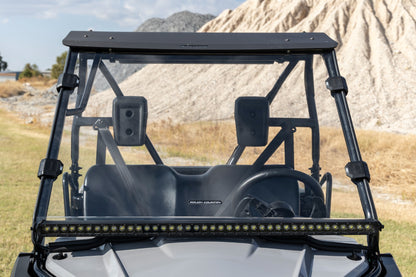 Full Windshield Scratch Resistant Honda Pioneer 520 Rough Country-5
