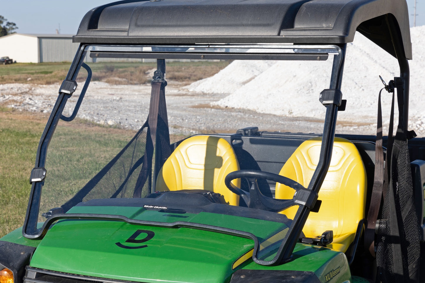 Full Windshield Scratch Resistant John Deere Gator XUV 825 Rough Country-3