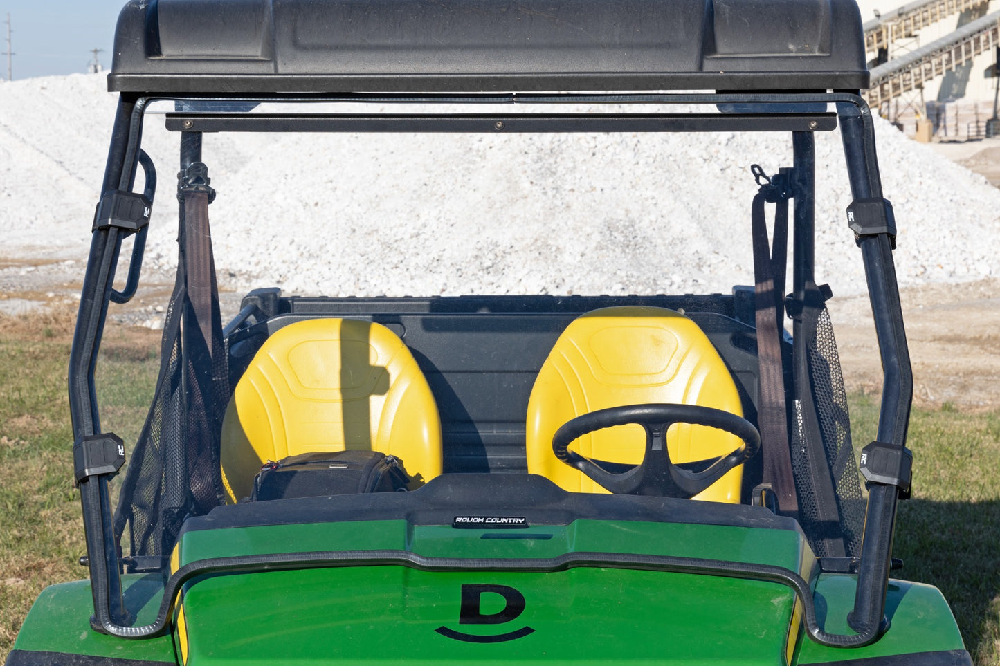 Full Windshield Scratch Resistant John Deere Gator XUV 825 Rough Country-4