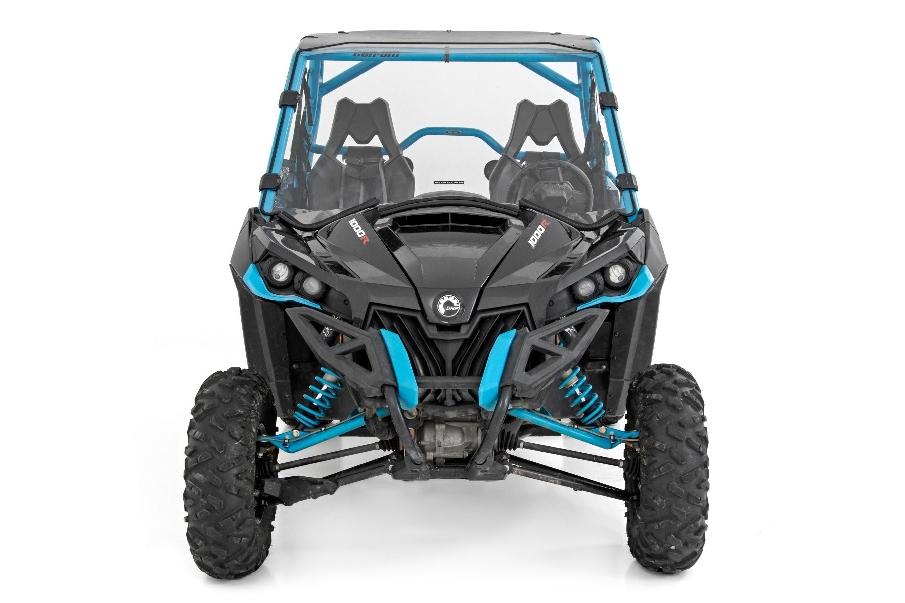 Can-Am Full Scratch Resistant Front Windshield 13-18 Can-Am Maverick Rough Country-3