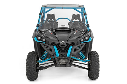 Can-Am Full Scratch Resistant Front Windshield 13-18 Can-Am Maverick Rough Country-3