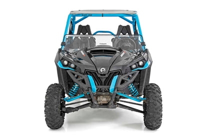 Half Windshield Scratch Resistant 14-18 Can-Am Maverick Max/15-17 Maverick Turbo Rough Country-4