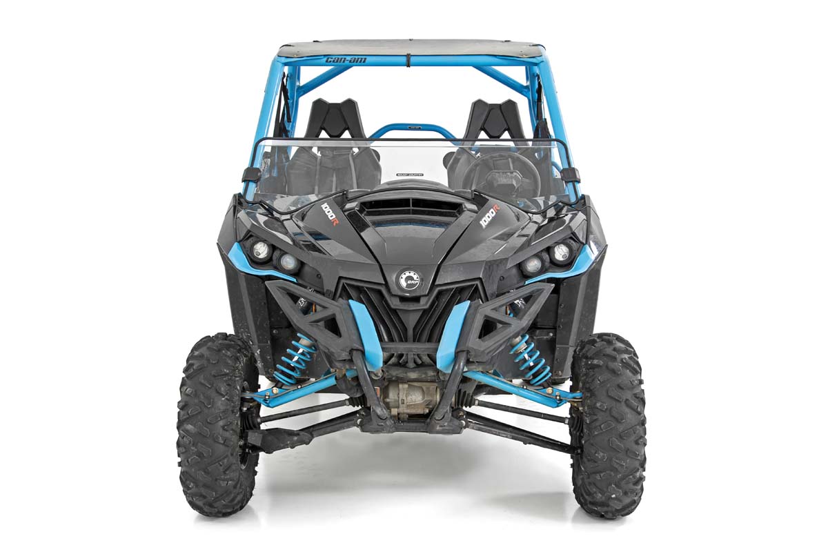 Half Windshield Scratch Resistant 14-18 Can-Am Maverick Max/15-17 Maverick Turbo Rough Country-4