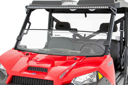 Rough Country Polaris Scratch Resistant Half Windshield 13-20 Ranger 900/900XP/1000/1000XP Rough Country