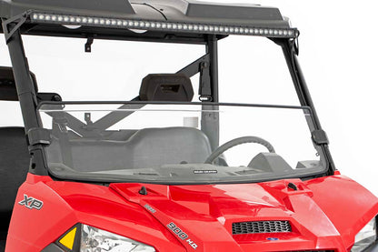 Polaris Scratch Resistant Half Windshield 13-20 Ranger 900/900XP/1000/1000XP Rough Country-2