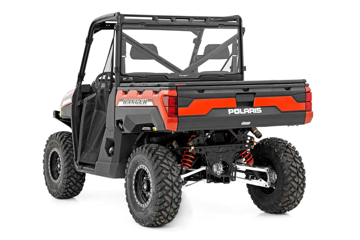 Rough Country Polaris Scratch Resistant Rear Windshield Panel 16-20 Ranger 1000XP/13-20 Ranger 900XP Rough Country