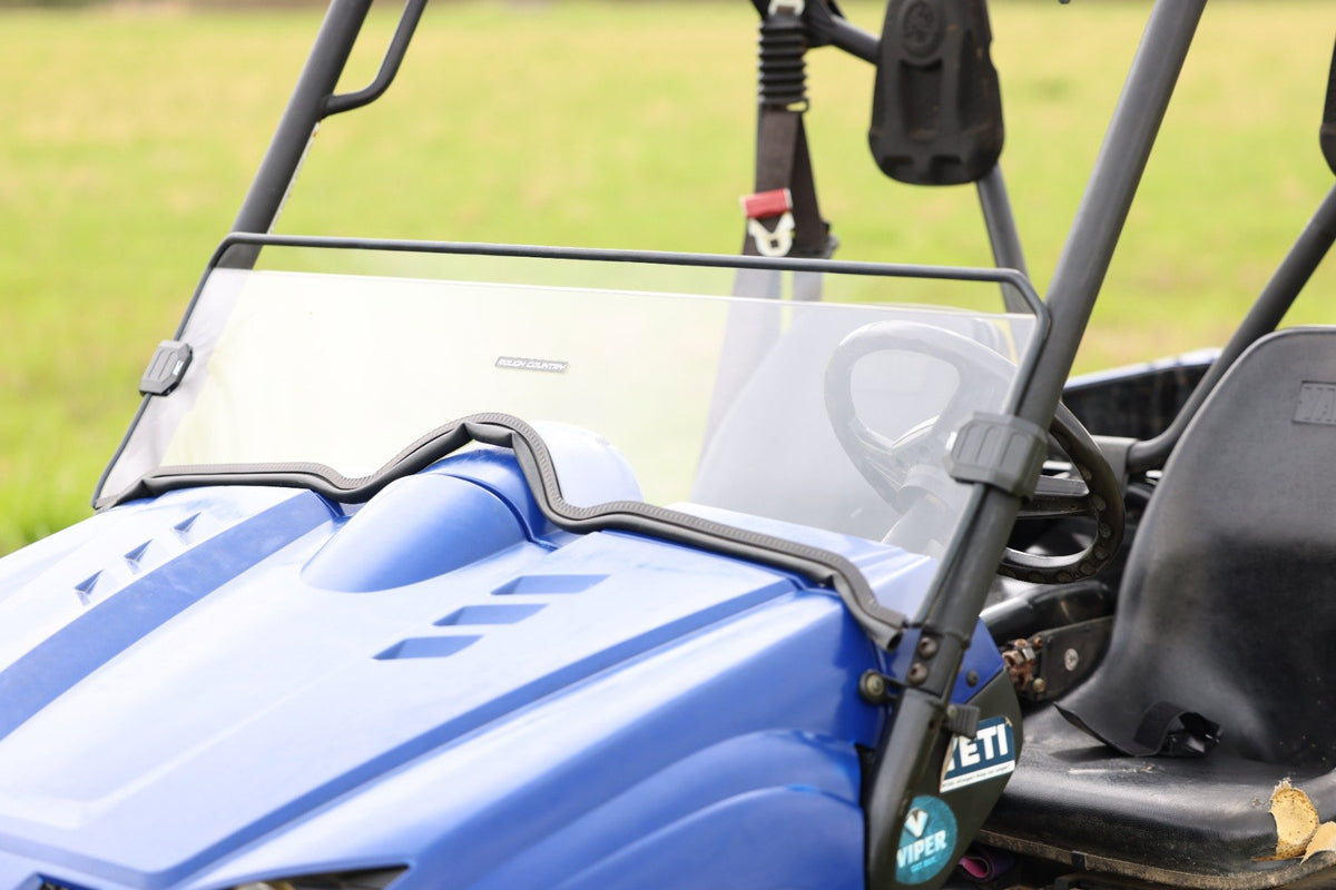 Half Windshield Scratch Resistant Yamaha Rhino 450 (06-08)/Rhino 660 (04-07) Rough Country-3
