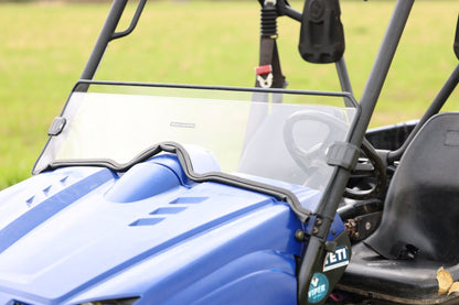 Half Windshield Scratch Resistant Yamaha Rhino 450 (06-08)/Rhino 660 (04-07) Rough Country-3