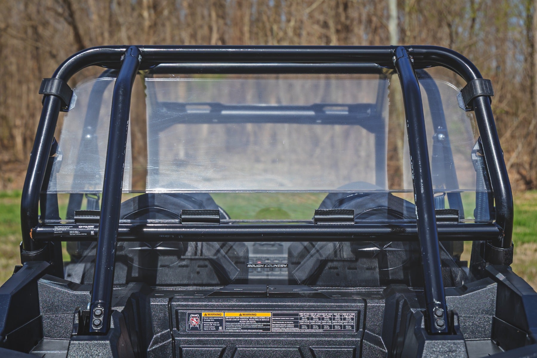 Rear Panel Scratch Resistant Polaris RZR XP 1000 Rough Country-1
