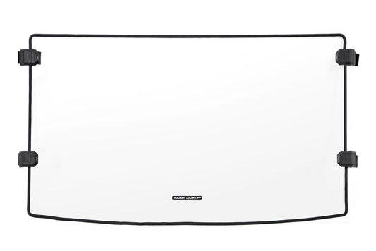 Full Windshield Scratch Resistant Mid Size Polaris Ranger 500/Ranger 800 Mid-Size Rough Country-1