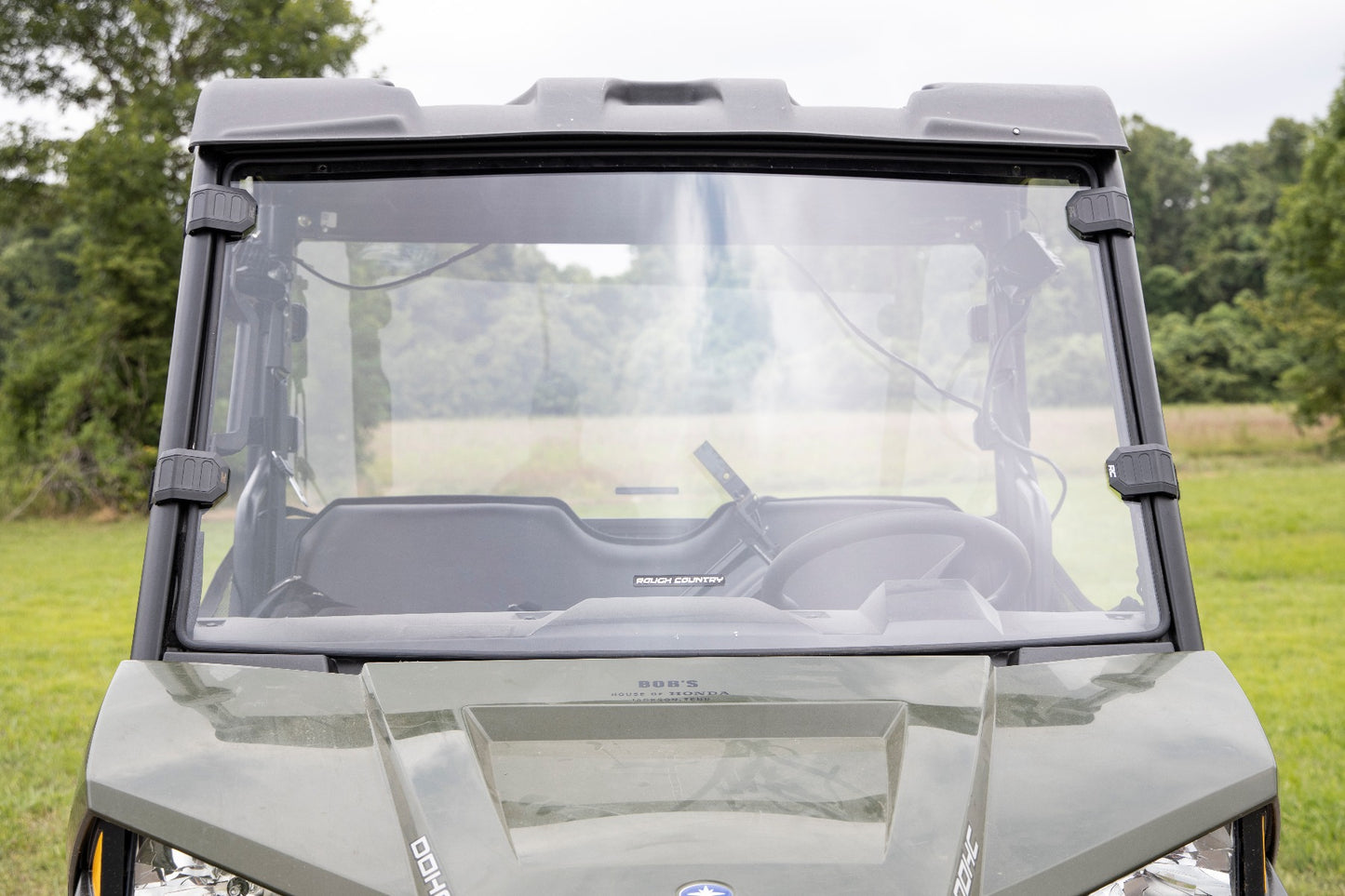 Full Windshield Scratch Resistant Mid Size Polaris Ranger 500/Ranger 800 Mid-Size Rough Country-4