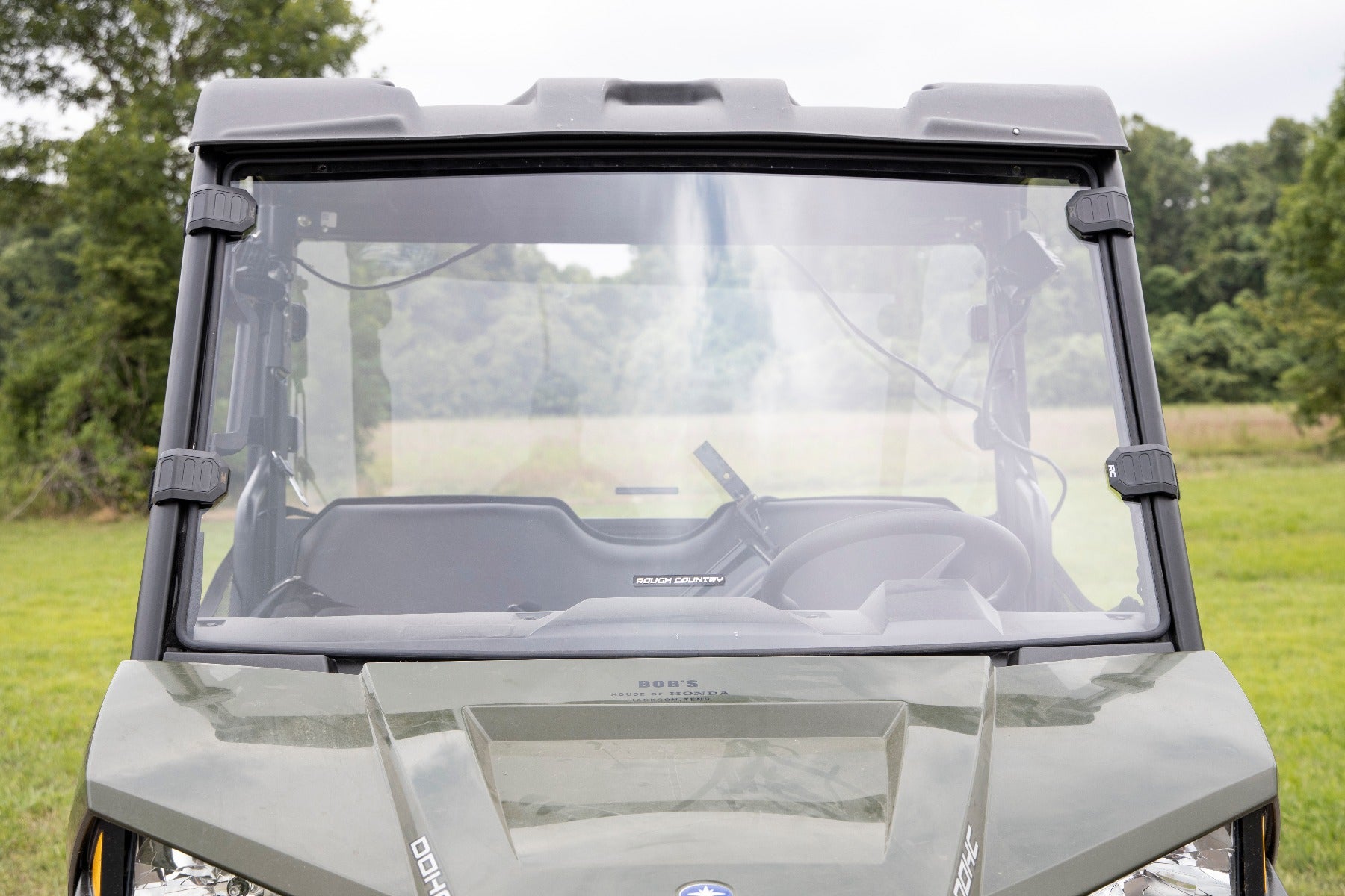 Full Windshield Scratch Resistant Mid Size Polaris Ranger 500/Ranger 800 Mid-Size Rough Country-4