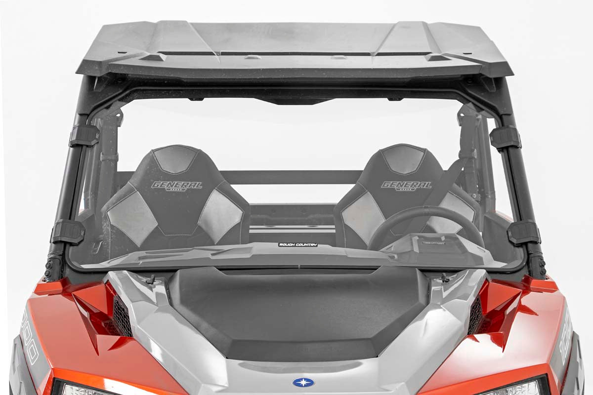 Scratch Resistant Full Windshield 16-20 Polaris General Rough Country-1