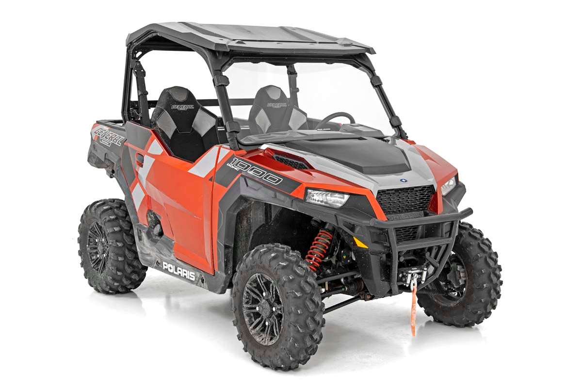 Scratch Resistant Full Windshield 16-20 Polaris General Rough Country-2