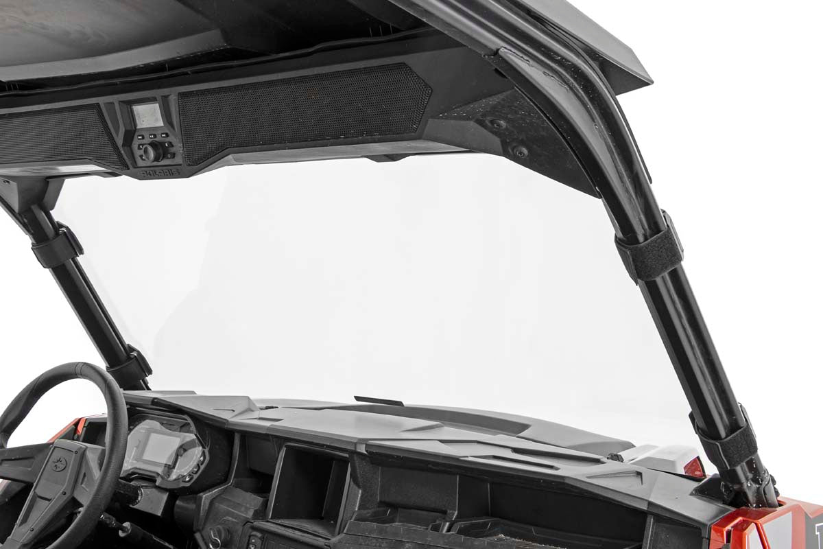 Scratch Resistant Full Windshield 16-20 Polaris General Rough Country-4