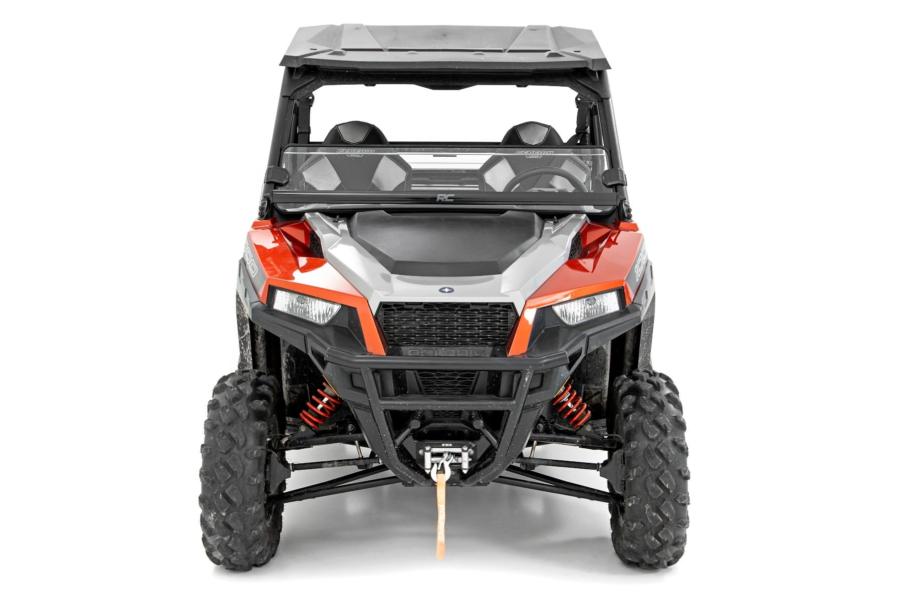 Half Windshield Scratch Resistant 20-22 Polaris General XP 1000/General XP 4 1000 Rough Country-3