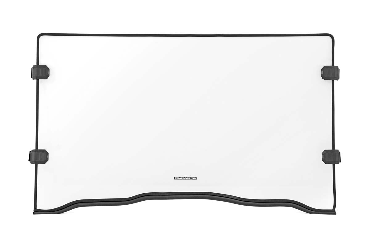 Rough Country Honda Scratch Resistant Full Windshield 2016-2020 Pioneer 1000 Rough Country